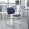 Flash Furniture Navy Plastic Stack Chair RUT-188-NY-GG - alternate 1